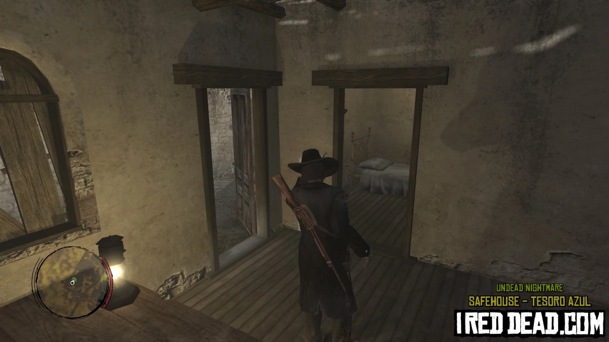 Red Dead Redemption Undead Nightmare Safehouse Tesoro Azul 2