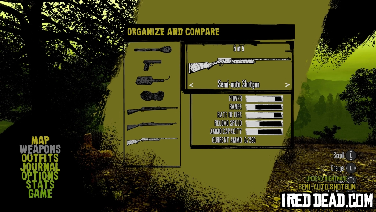 Red Dead Redemption Undead Nightmare Semi Auto Shotgun 1