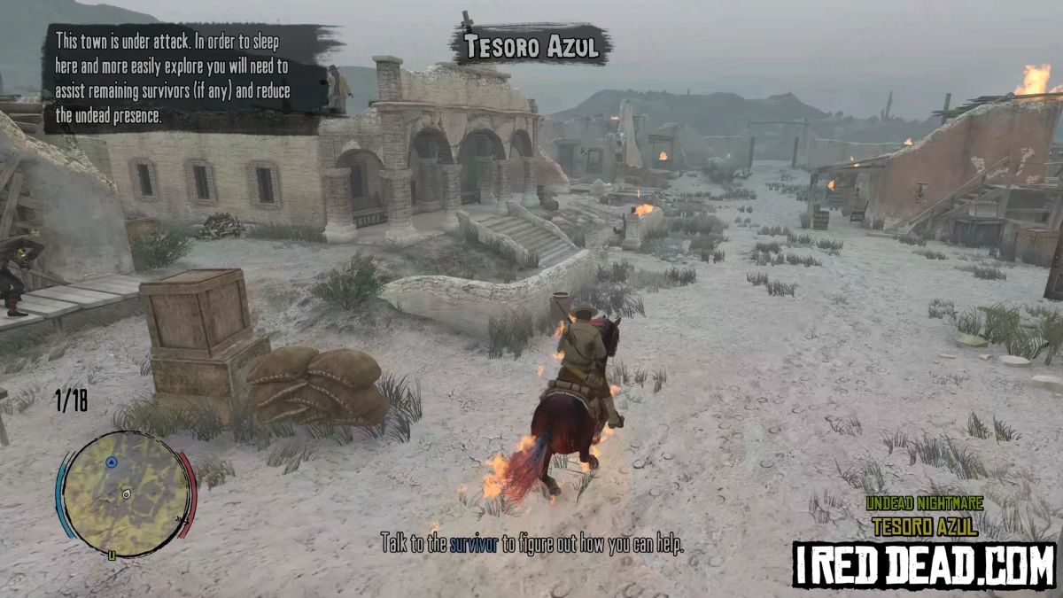 Red Dead Redemption Undead Nightmare Tesoro Azul 1
