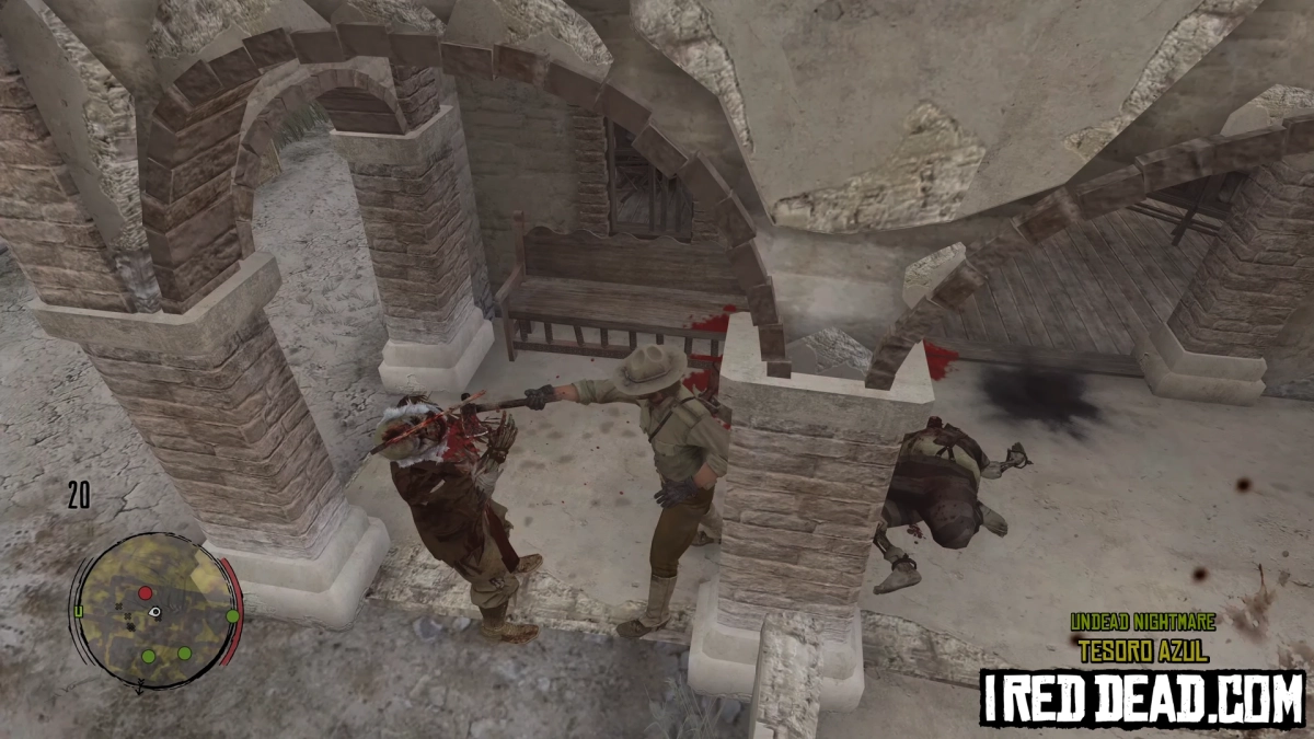 Red Dead Redemption Undead Nightmare Tesoro Azul 4