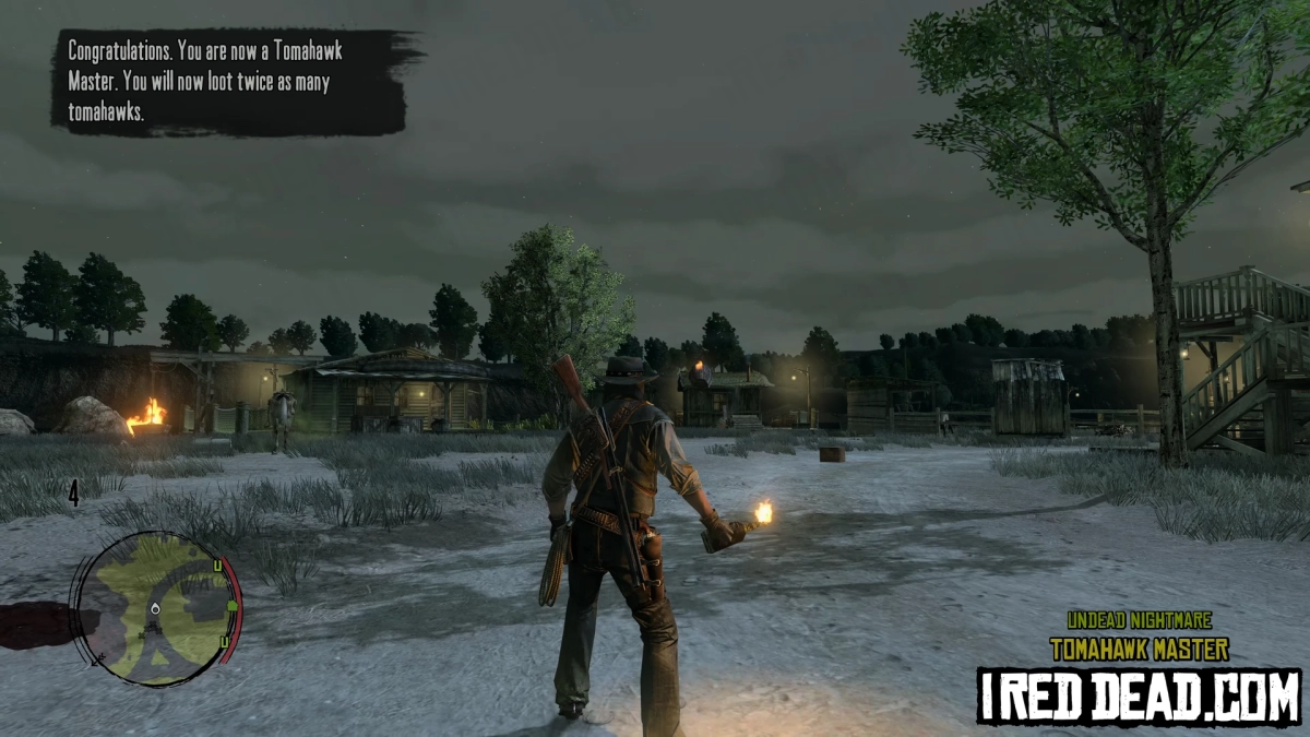 Red Dead Redemption Undead Nightmare Tomahawk Mastery Rank 5 Master