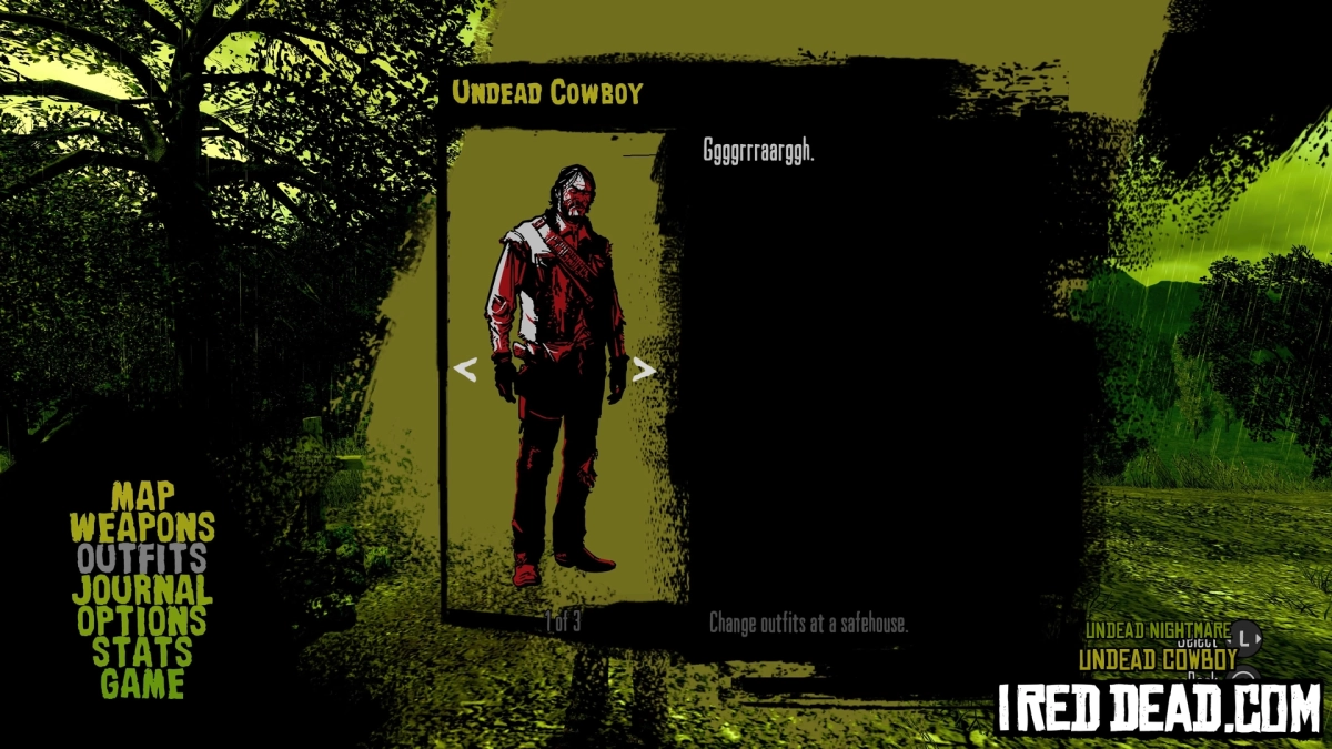 Red Dead Redemption Undead Nightmare Undead Cowboy Criteria