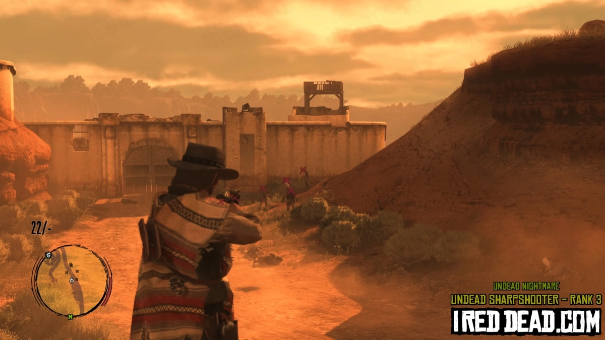 Red Dead Redemption Undead Nightmare Undead Sharpshooter Rank 3 5