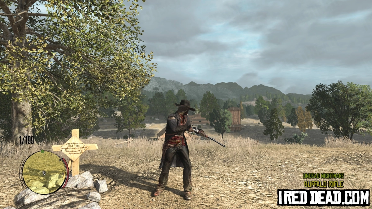 Red Dead Redemption Undead Nightmare Weapons Buffalo Rifle 2