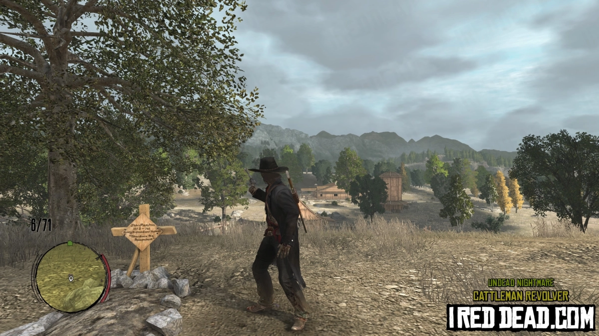 Red Dead Redemption Undead Nightmare Weapons Cattleman Revolver 2