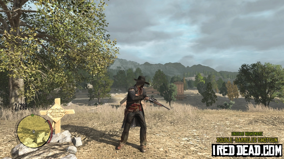 Red Dead Redemption Undead Nightmare Weapons Double Barreled Shotgun 2