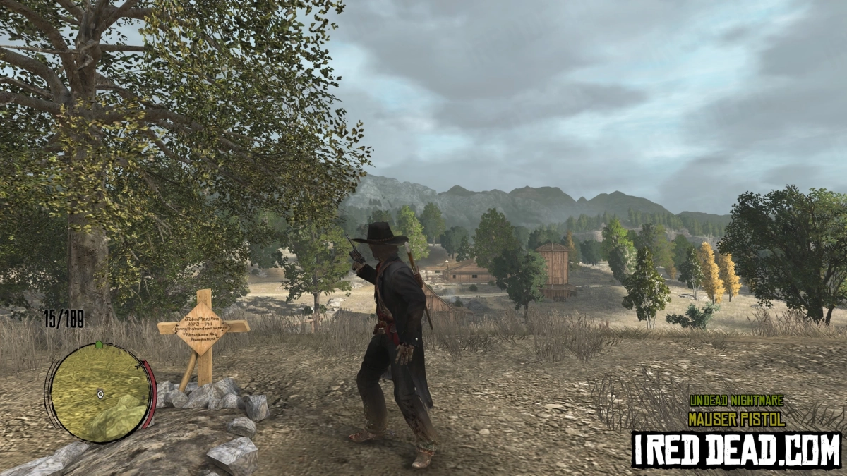 Red Dead Redemption Undead Nightmare Weapons Mauser Pistol 2