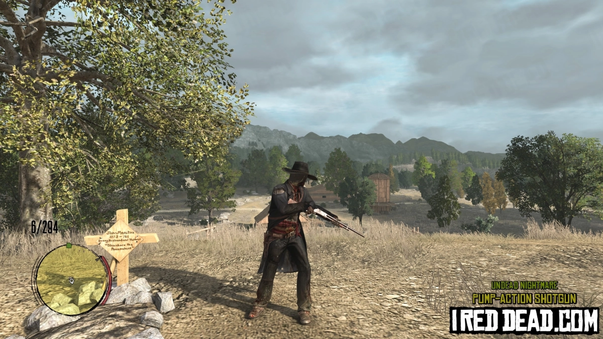Red Dead Redemption Undead Nightmare Weapons Pump Action Shotgun 2