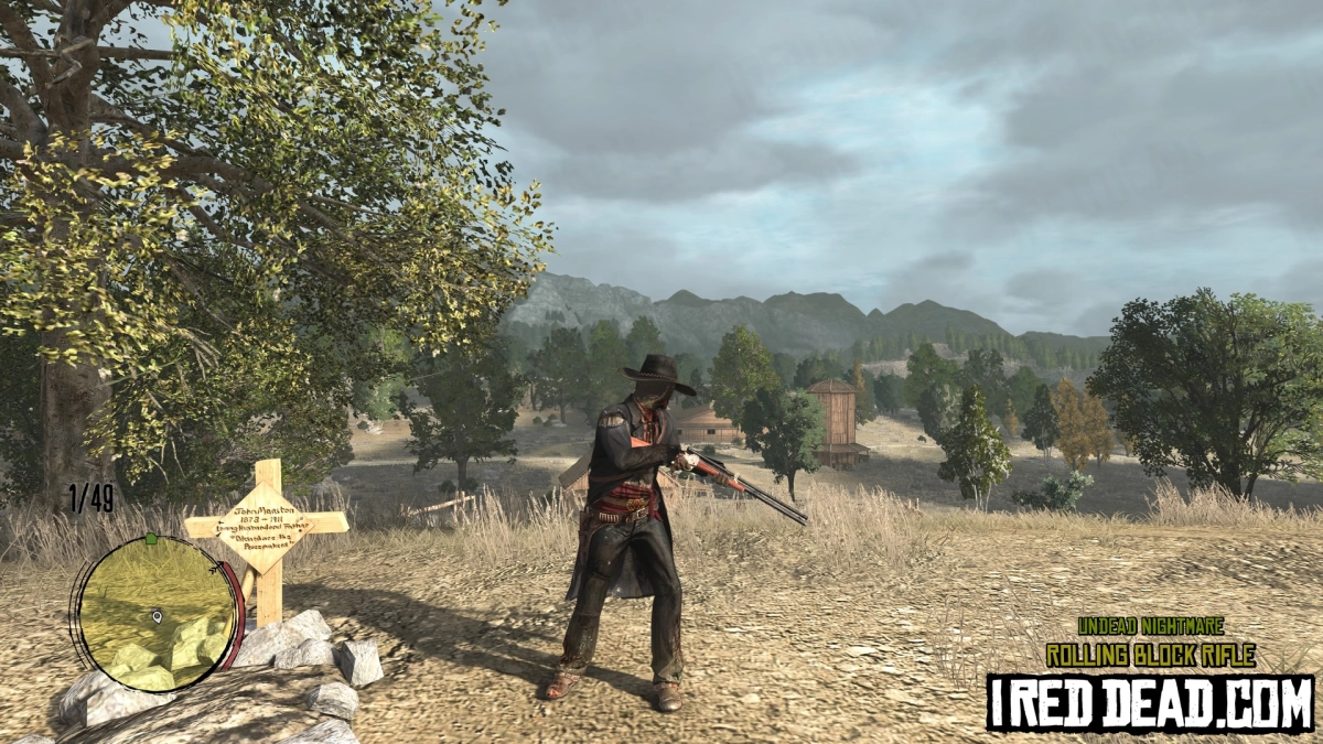 Red Dead Redemption Undead Nightmare Weapons Rolling Block Rifle 2