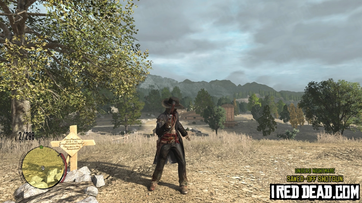 Red Dead Redemption Undead Nightmare Weapons Sawed Off Shotgun 2