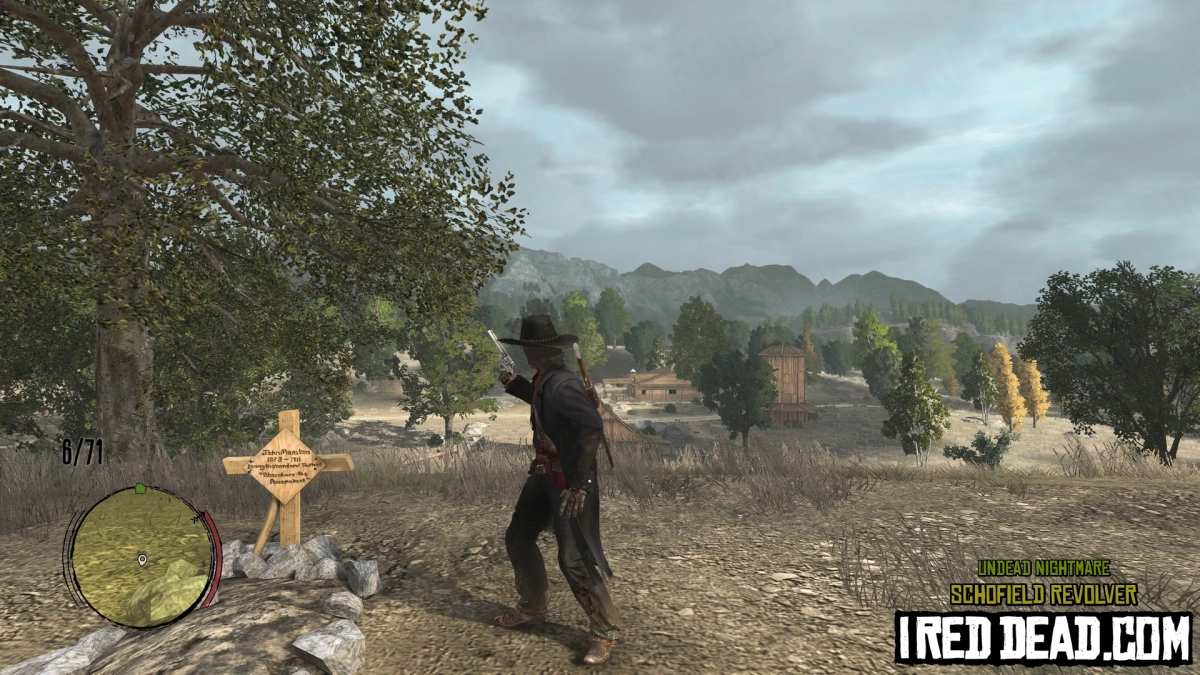Red Dead Redemption Undead Nightmare Weapons Schofield Revolver 2
