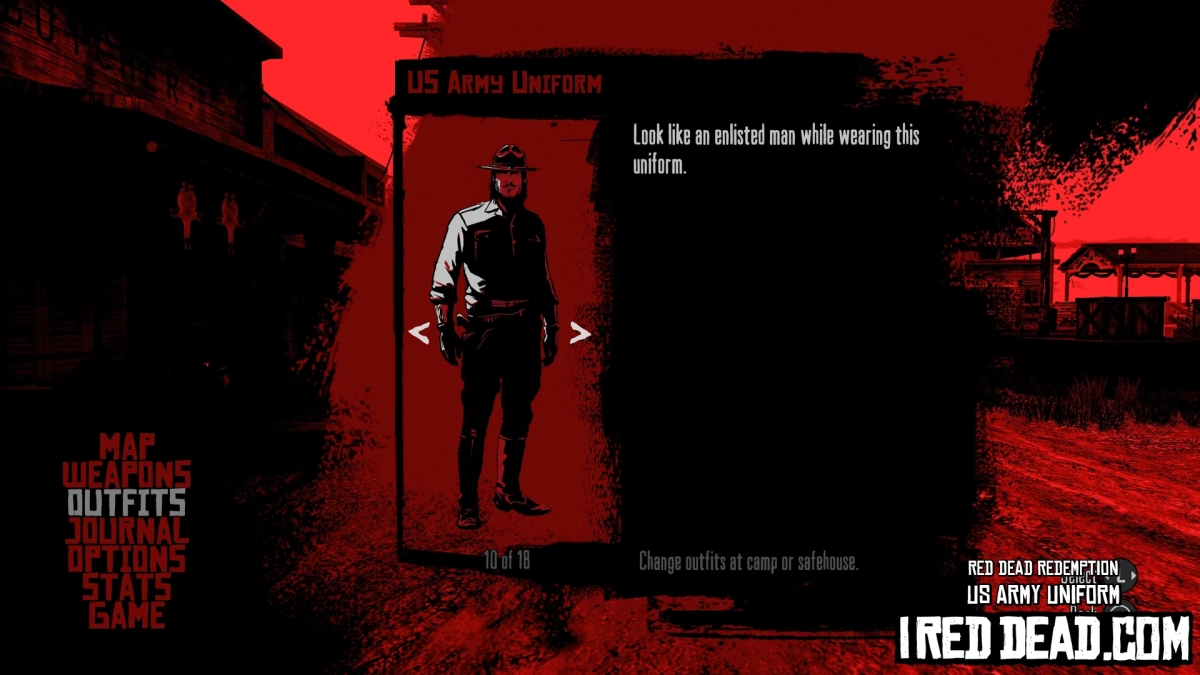 Red Dead Redemption Us Army Uniform Criteria Completed