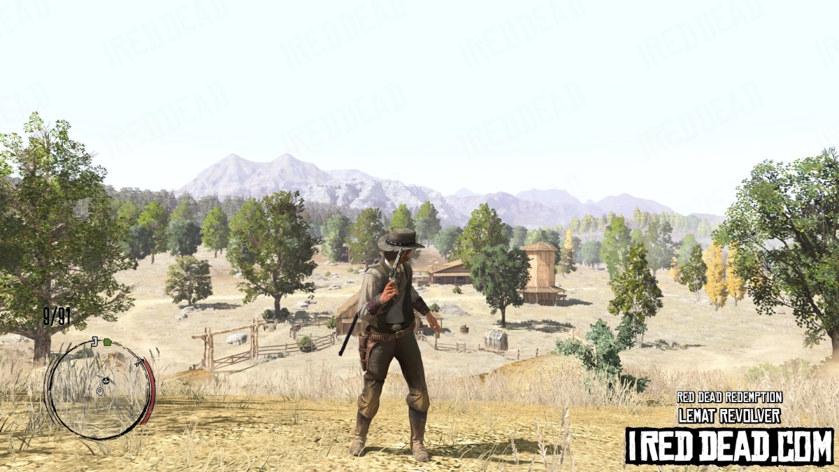 Red Dead Redemption Weapons Lemat Revolver