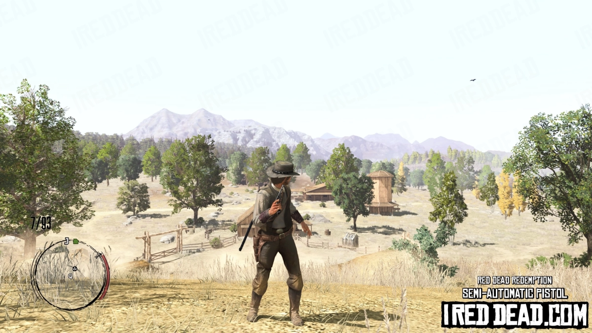 Red Dead Redemption Weapons Semi Automatic Pistol