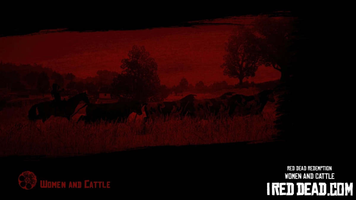 Red Dead Redemption Women And Cattle 1