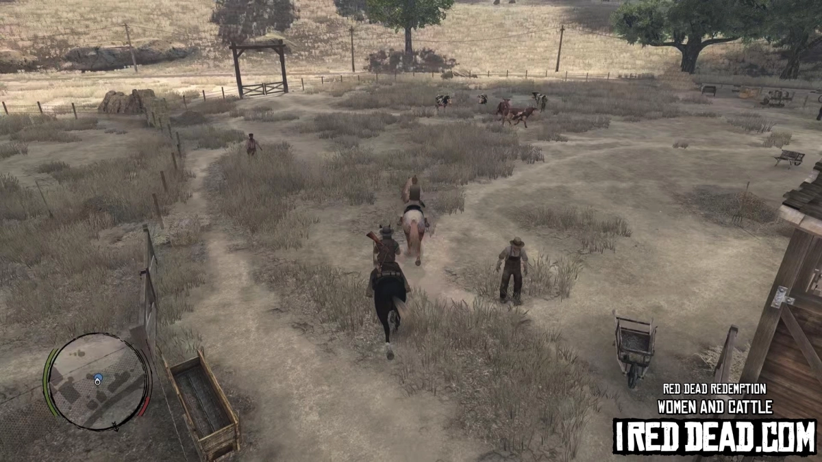 Red Dead Redemption Women And Cattle 10