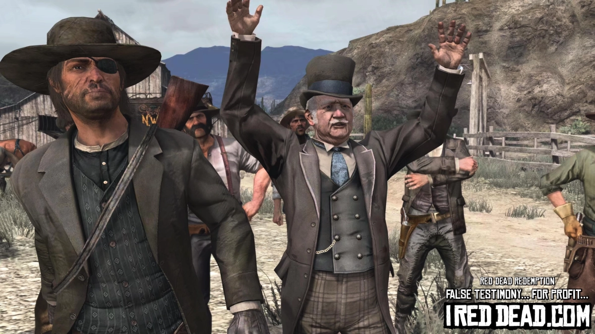 Red Dead Redemption You Shall Not Give False Testimony Except For Profit 21
