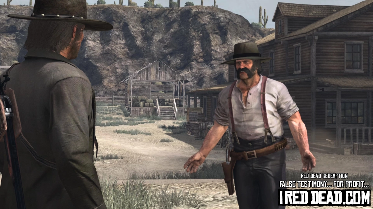 Red Dead Redemption You Shall Not Give False Testimony Except For Profit 22