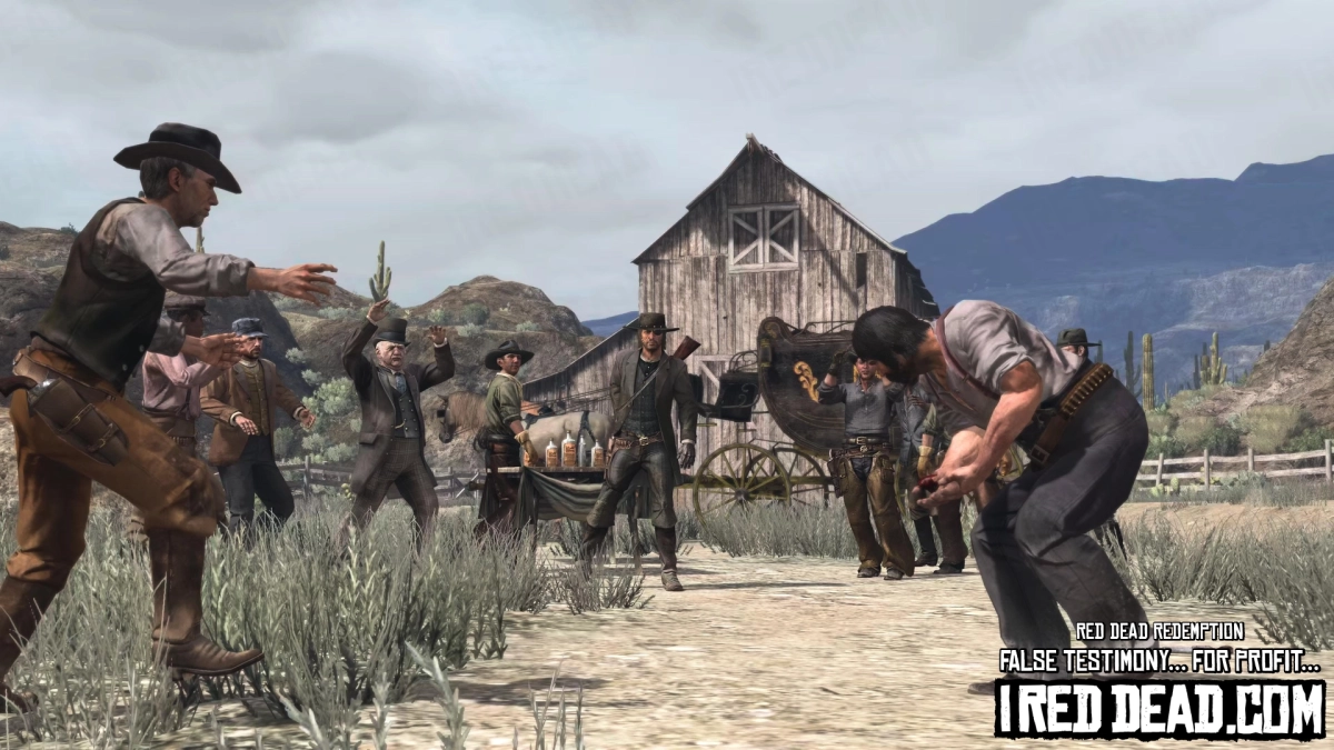 Red Dead Redemption You Shall Not Give False Testimony Except For Profit 39