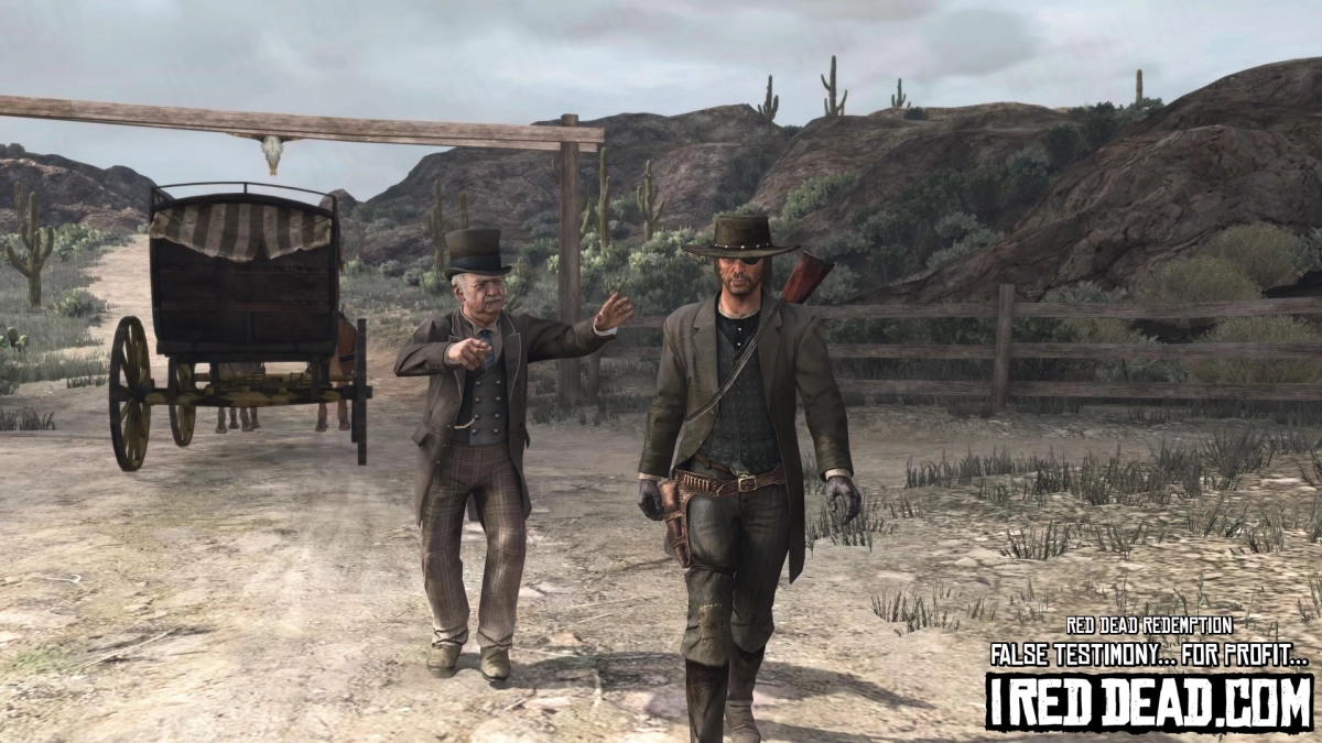 Red Dead Redemption You Shall Not Give False Testimony Except For Profit 41