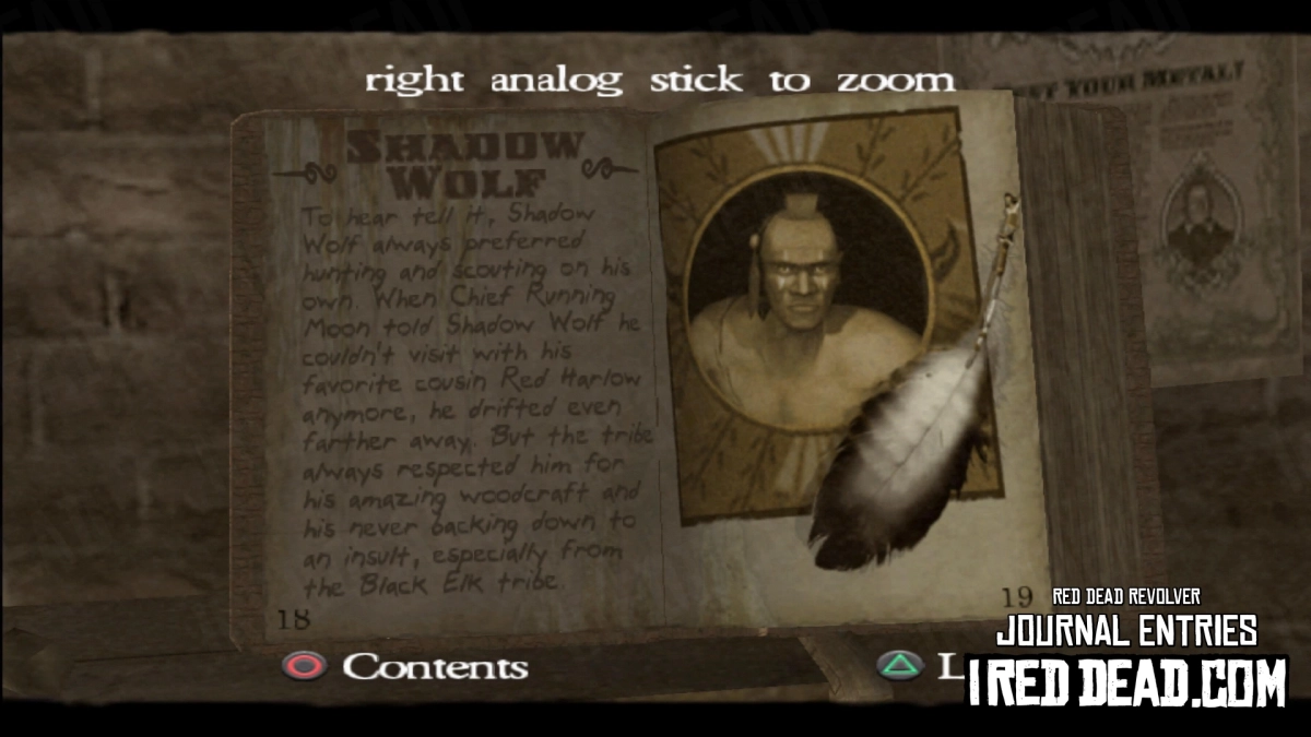 Red Dead Revolver Journal Entry 10 - Shadow Wolf