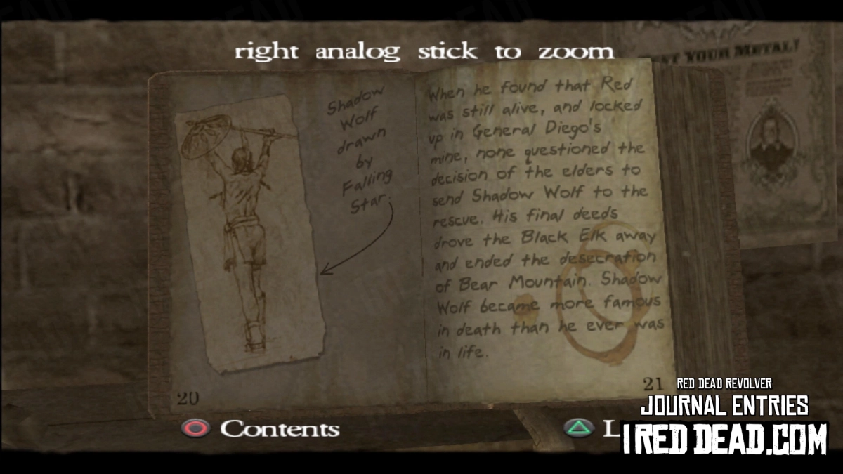 Red Dead Revolver Journal Entry 11 - Shadow Wolf 2