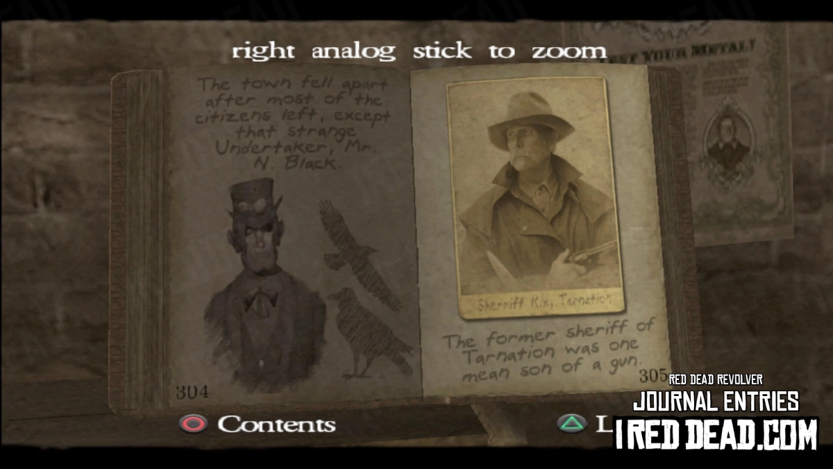 Red Dead Revolver Journal Entry 153 - Tarnation 2