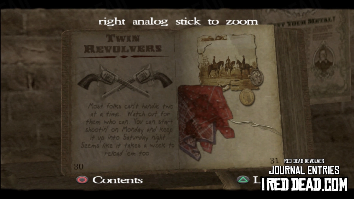 Red Dead Revolver Journal Entry 16 - Twin Revolvers