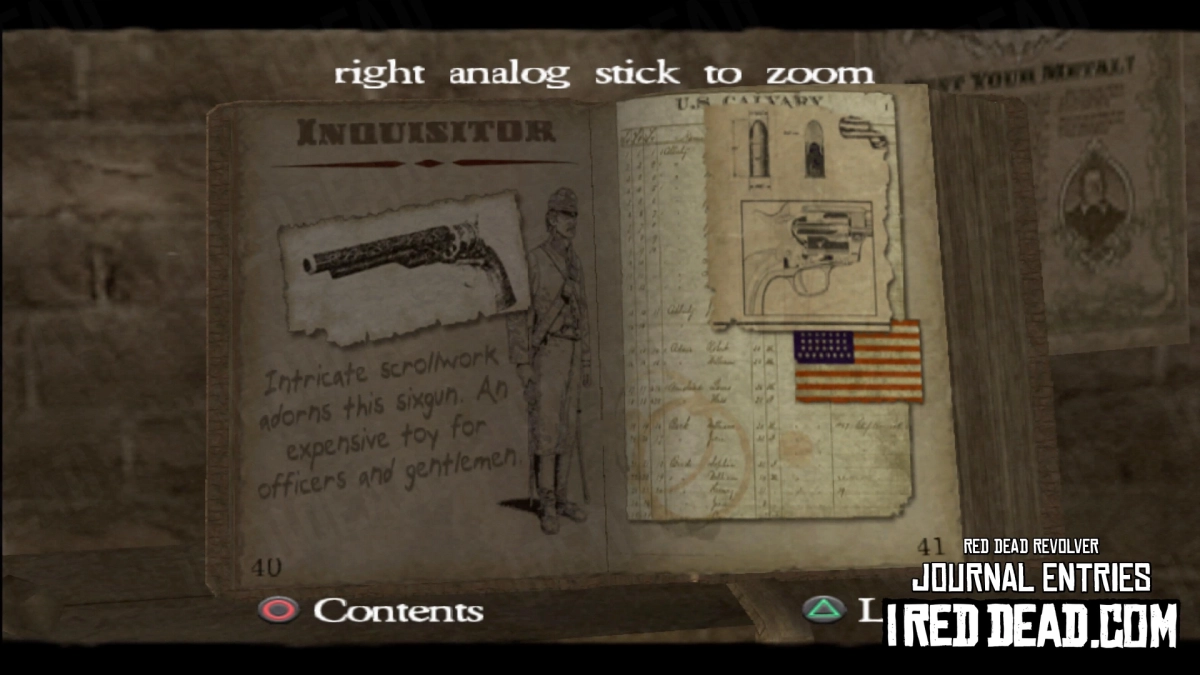 Red Dead Revolver Journal Entry 21 - Inquisitor