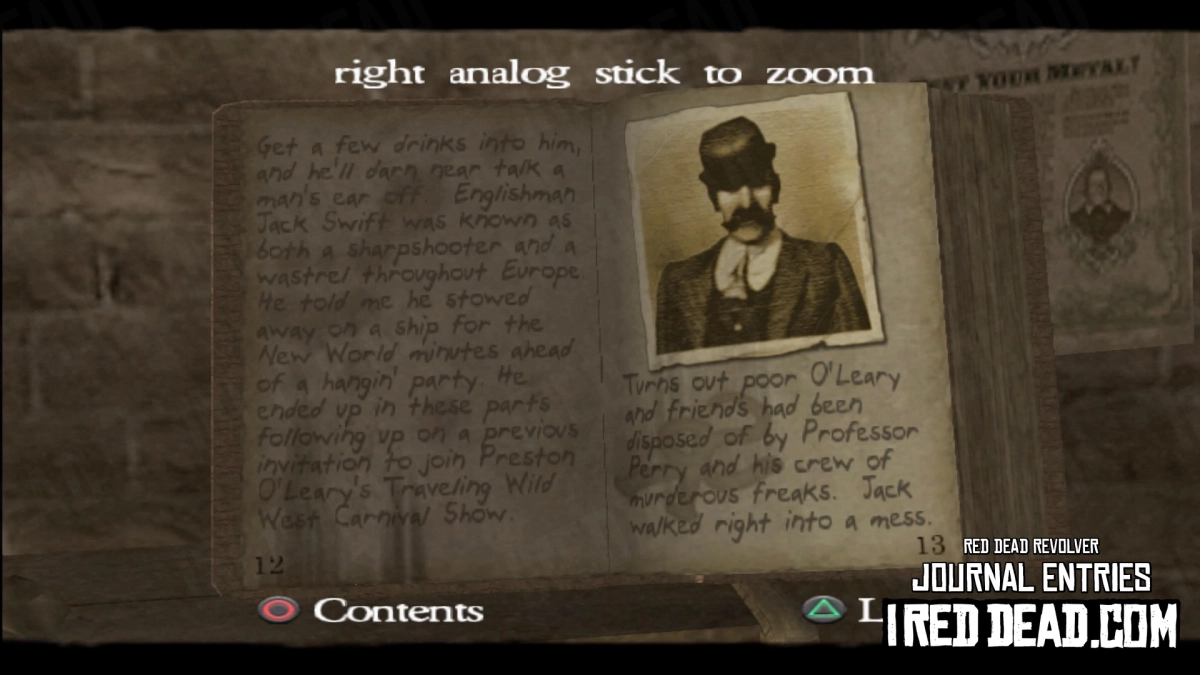 Red Dead Revolver Journal Entry 7 - Jack Swift 3