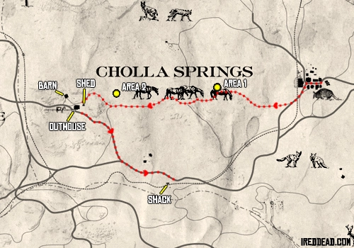 Spare the Rod, Spoil the Bandit Map