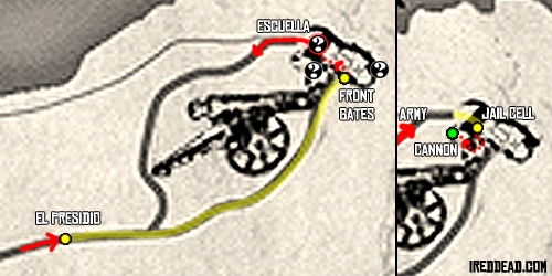 The Gates of El Presidio Map