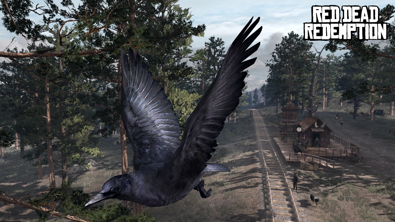 As the crow flies