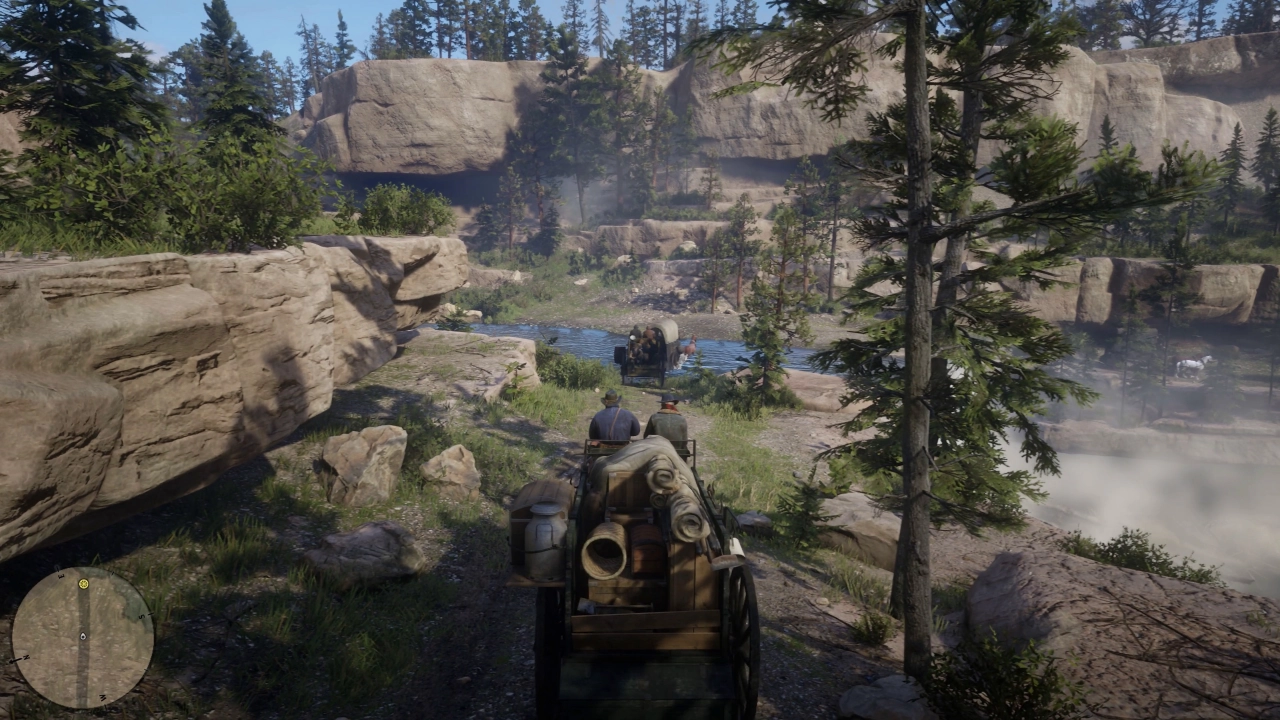 Fleeing the area