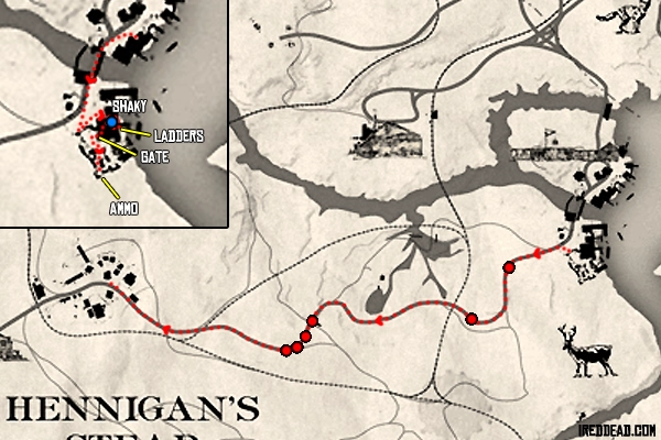 On Shaky's Ground Map