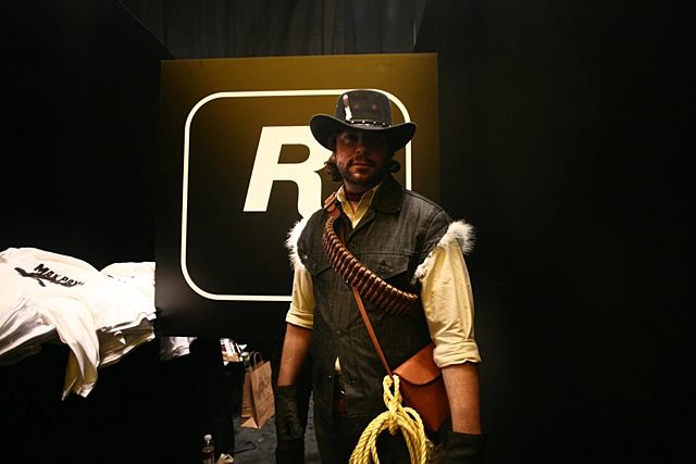RDR fan dressed as John Marston at NY Comic Con