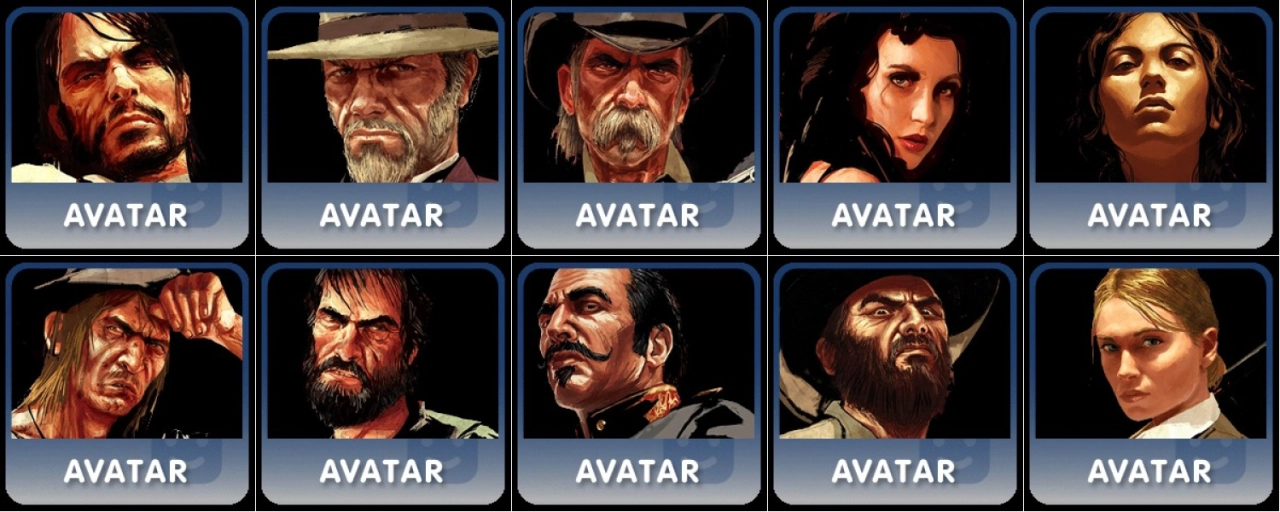 rdr psn avatars