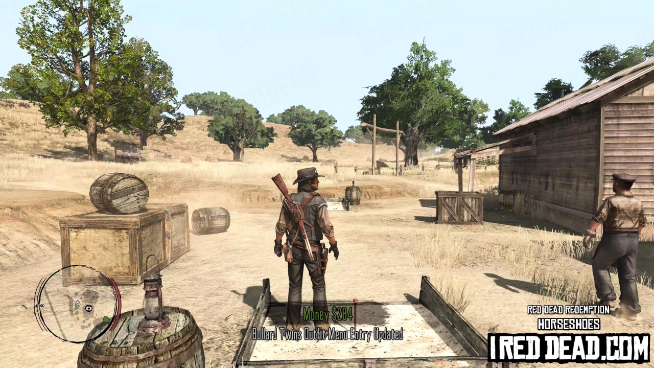 Red Dead Redemption Bollard Twins Outfit Horseshoes