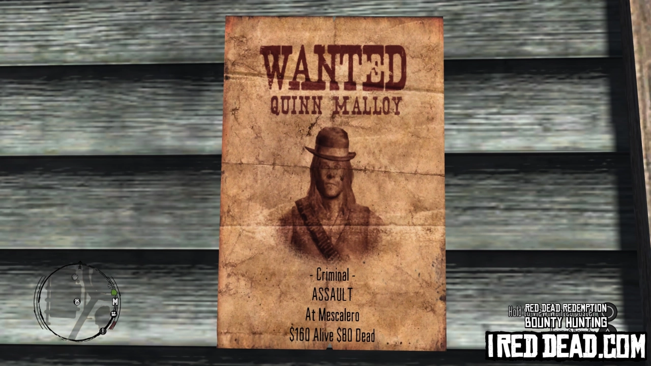 Red Dead Redemption Bounty Hunting Mescalero