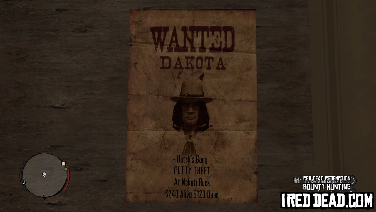 Red Dead Redemption Bounty Hunting Nekoti Rock