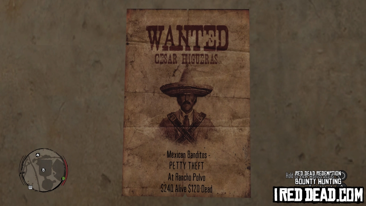 Red Dead Redemption Bounty Hunting Rancho Polvo