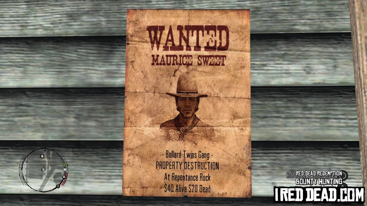 Red Dead Redemption Bounty Hunting Repentance Rock
