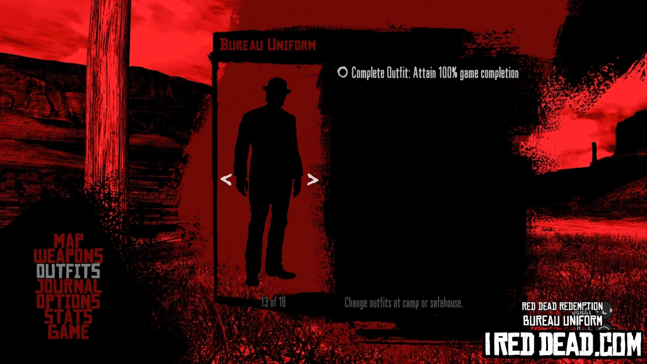 Red Dead Redemption Bureau Uniform Criteria