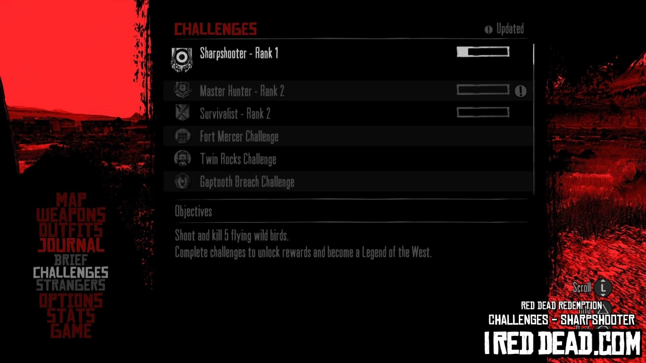 Red Dead Redemption Challenges Sharpshooter