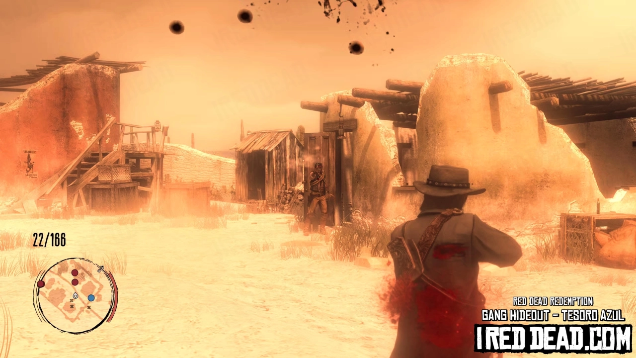 Red Dead Redemption Gang Hideout Tesoro Azul 6
