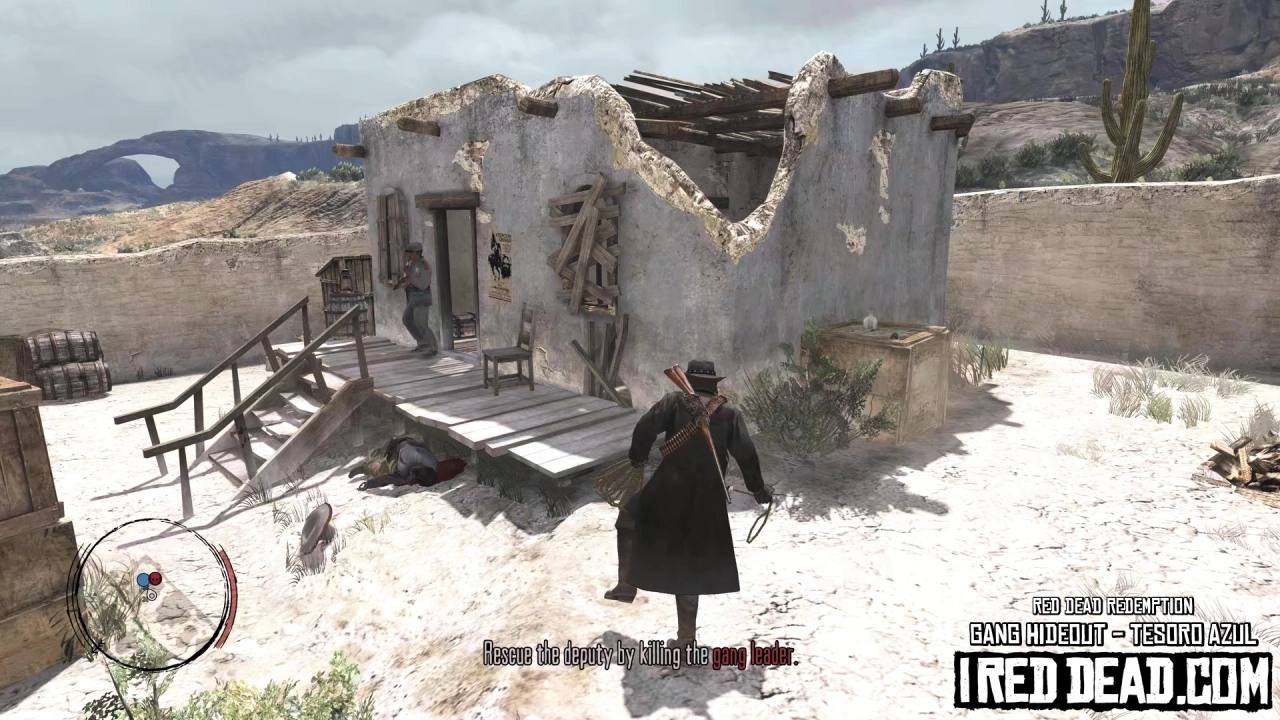 Red Dead Redemption Gang Hideout Tesoro Azul 8