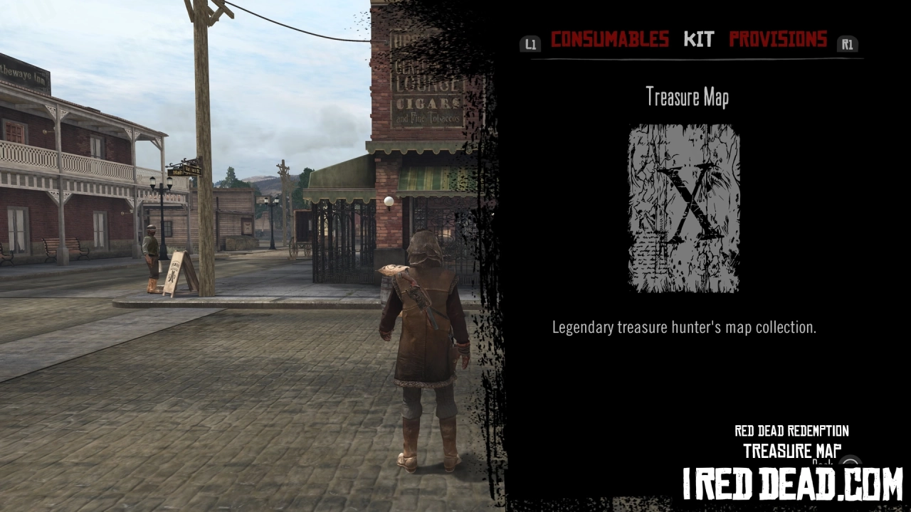 Red Dead Redemption Kit Item Treasure Map