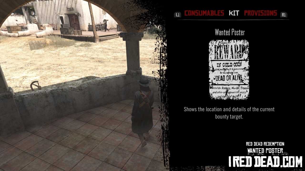 Red Dead Redemption Kit Item Wanted Poster