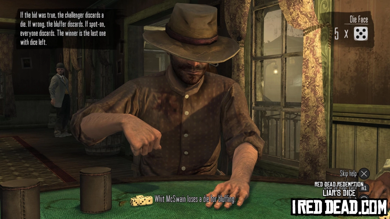 Red Dead Redemption Liars Dice 15