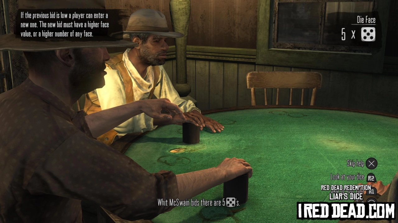 Red Dead Redemption Liars Dice 8